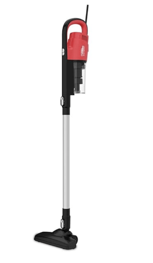 Eureka Forbes Stick Vac NXT 600 watts Upright & Handheld Vacuum Cleaner,bagless with cyclonic Technology (Red & Black)